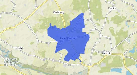 Bodenrichtwertkarte Klein Buenzow